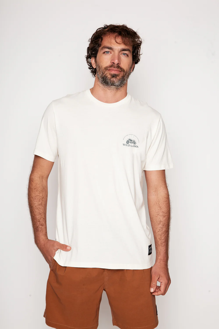 Polera Soles Orgánica Blanco Hombre