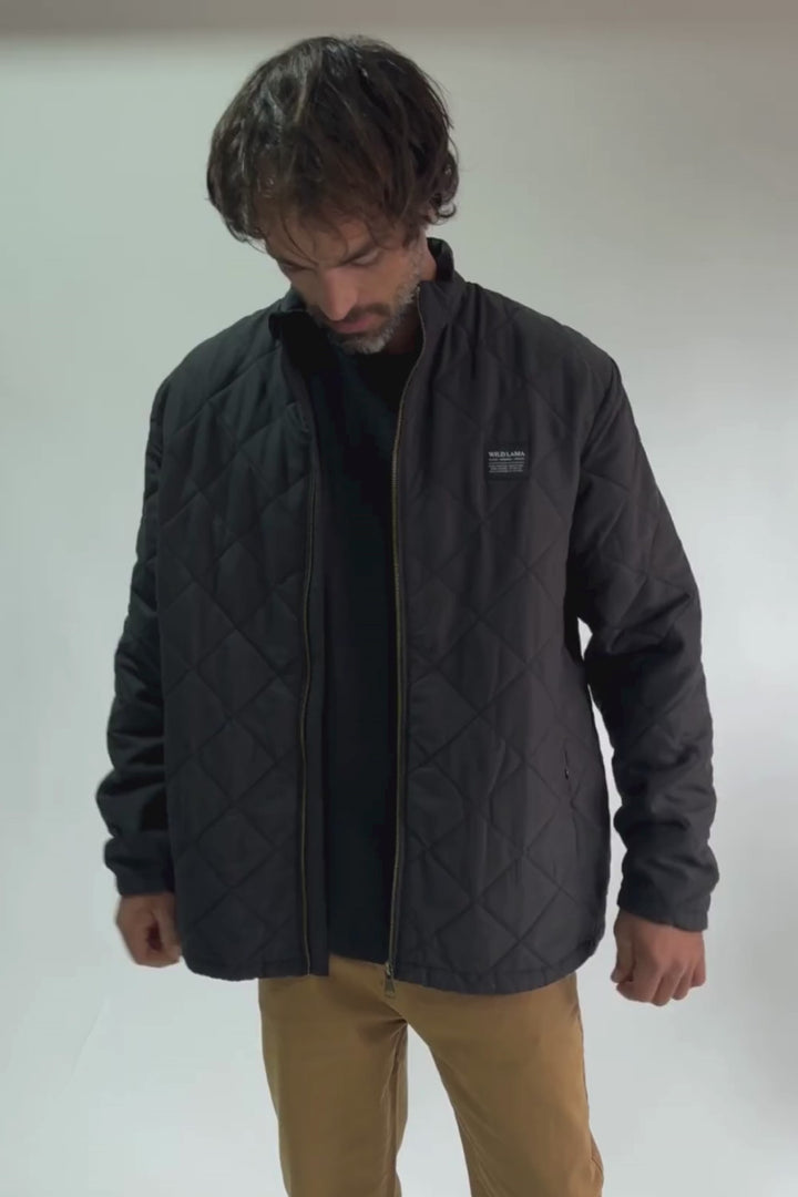 Chaqueta Volga Reciclada Negra Hombre