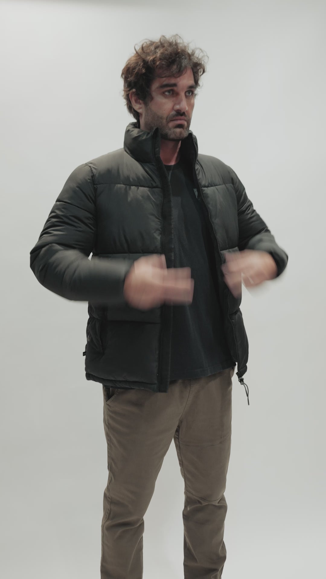 Parka Lauca Reciclada Negra Hombre