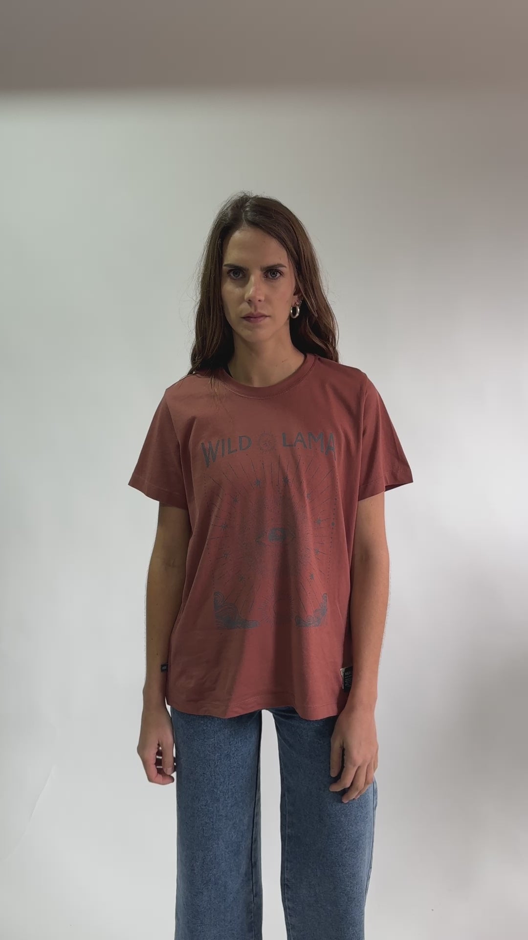 Polera Rovena Orgánica Terracota Mujer