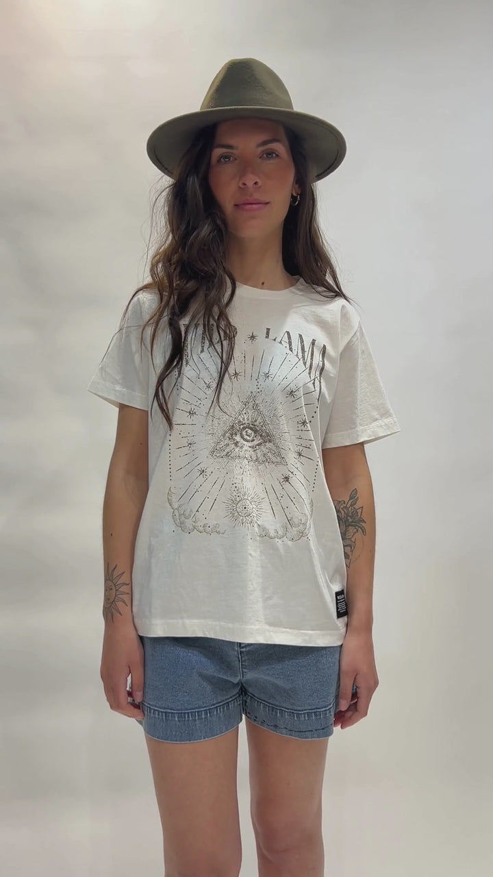 Polera Genovesa Orgánica Crudo Mujer