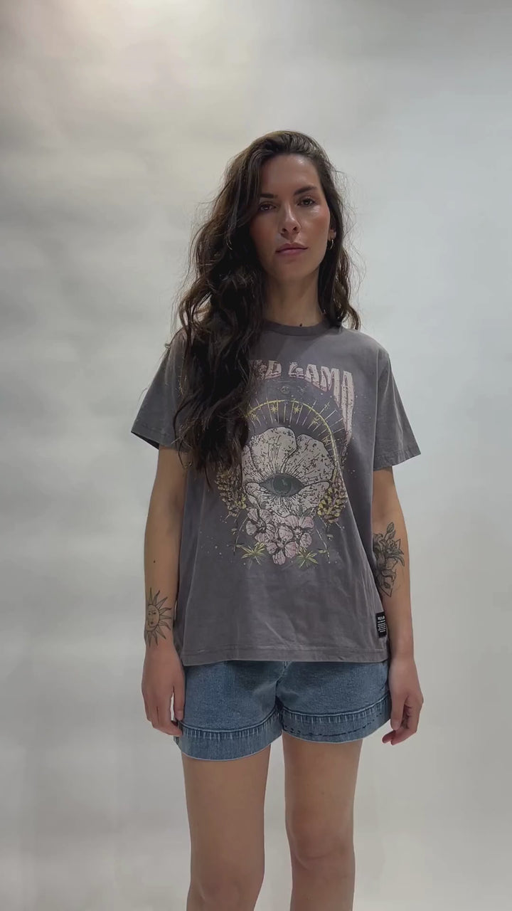 Polera Genovesa Orgánica Gris Mujer