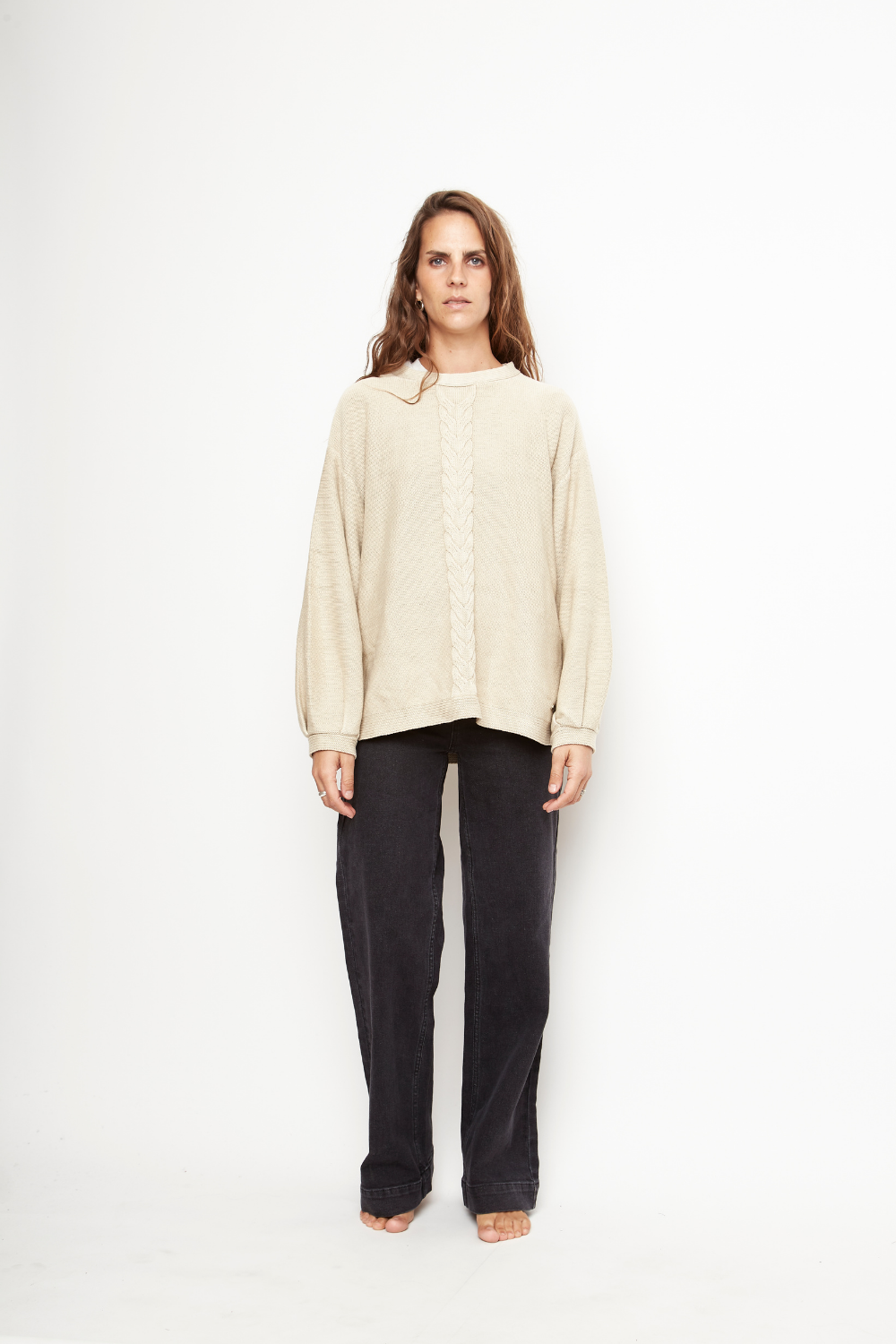 Sweater Noir Orgánico Beige Mujer