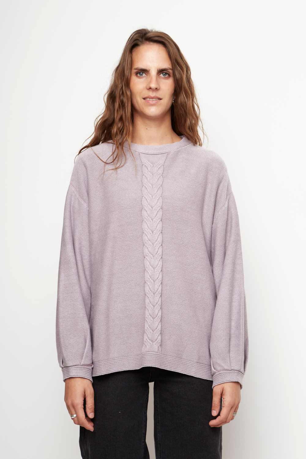 Sweater Noir Orgánico Lila Mujer