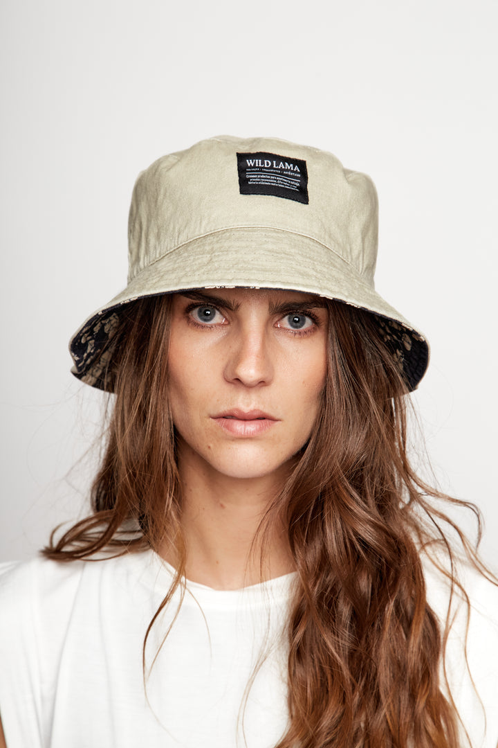 Bucket Reversible Orgánico Beige