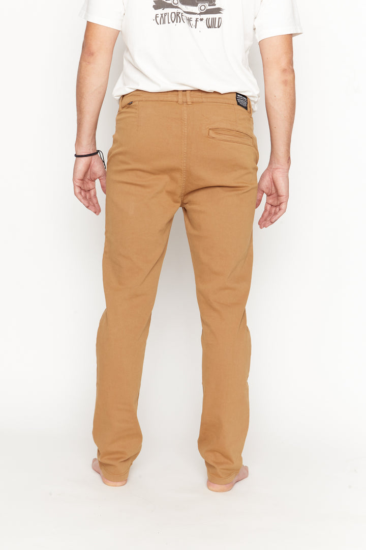 Pantalón Danel Orgánico Café Hombre | Wild Lama