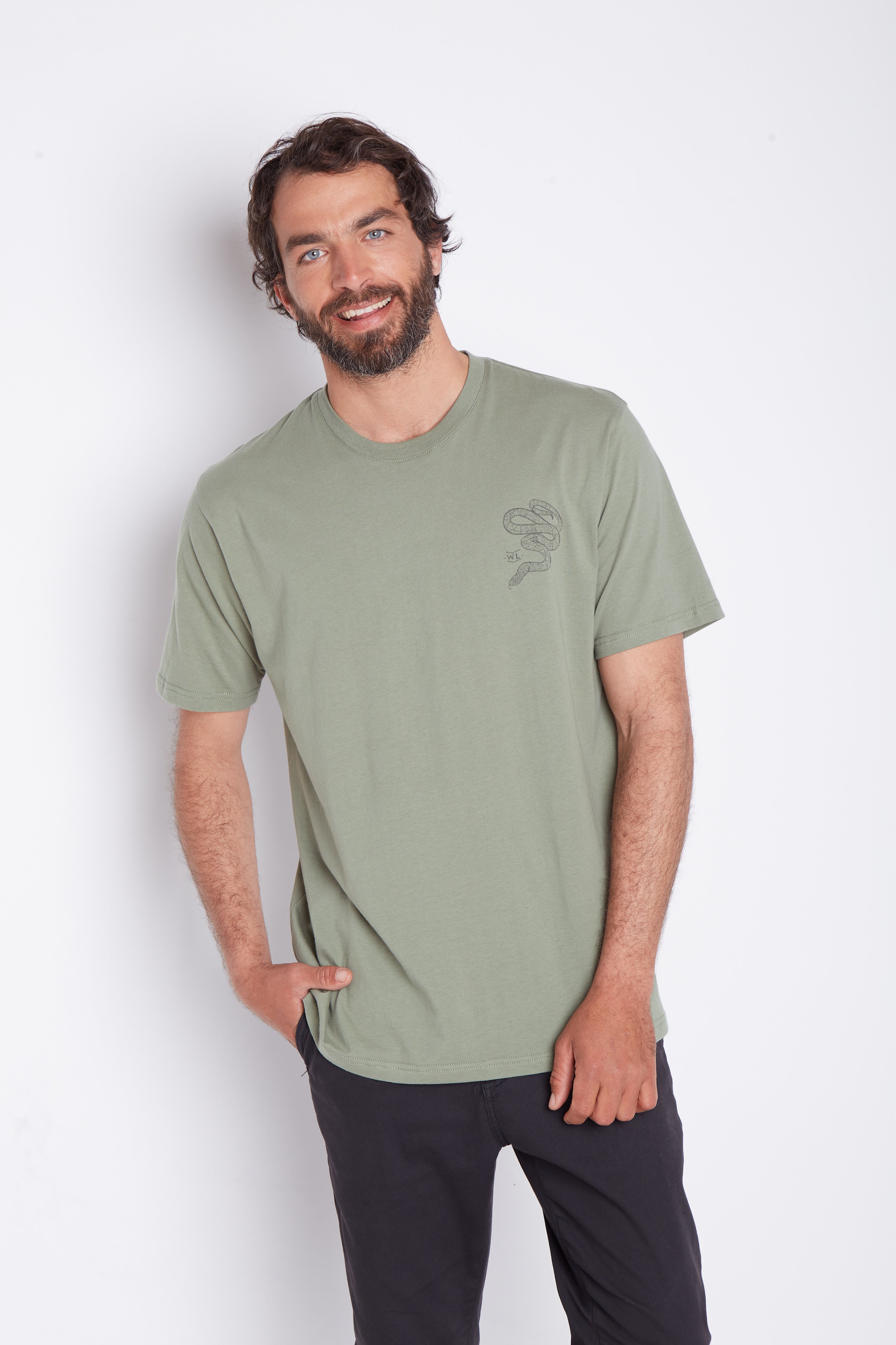 Polera best sale verde hombre